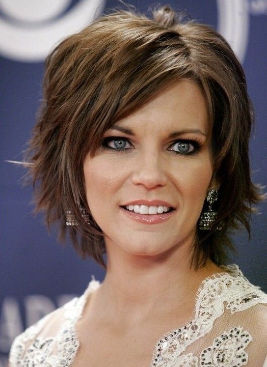 Layered-Short-Hairstyle-for-Thick-Hair