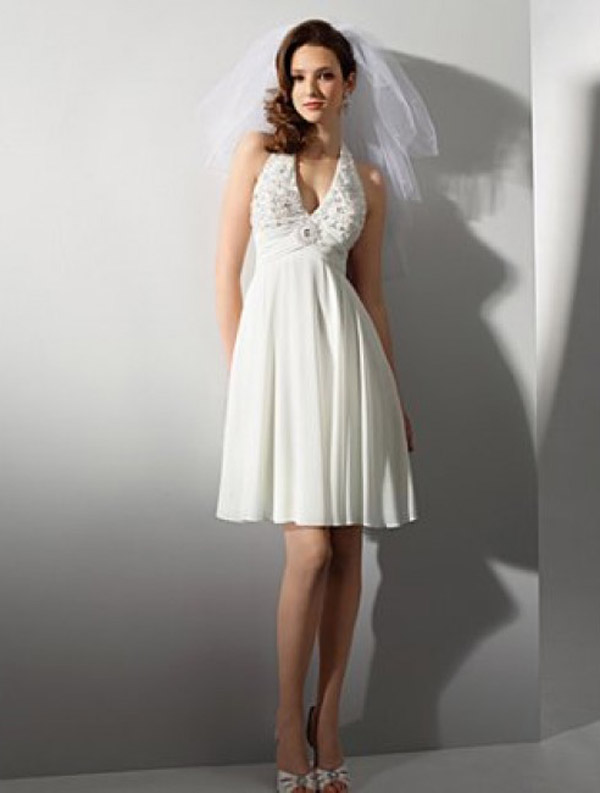 Short-Halter-Wedding-Dresses