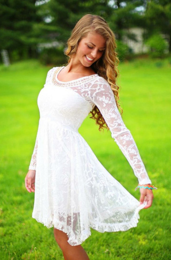 White-Lace-Dresses-For-Summer-2015