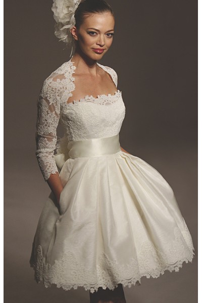 elegant white wedding dress