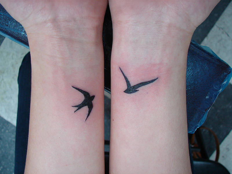 small wrist tattoos girls
