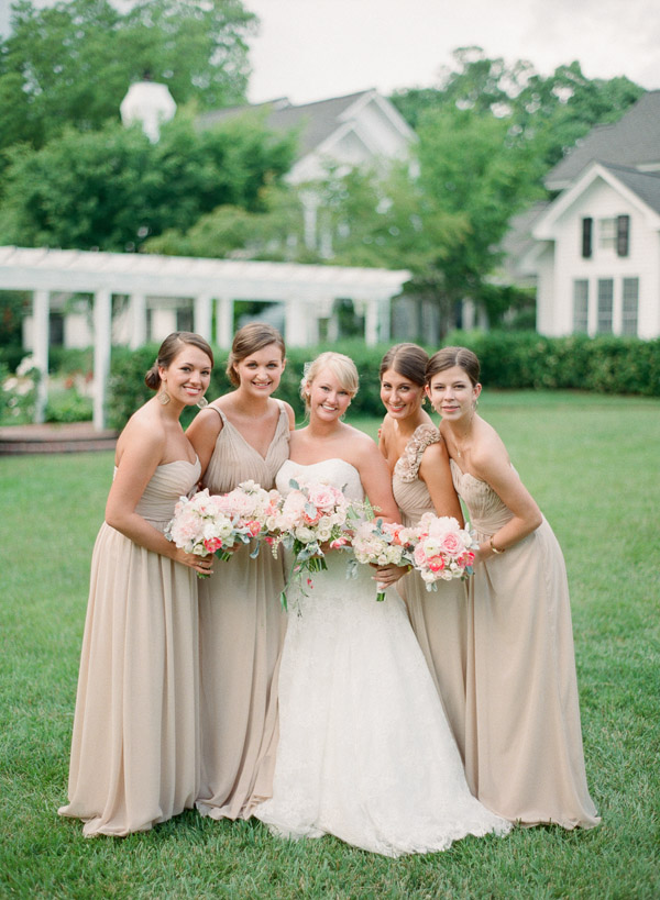 southern-wedding-tan-bridesmaid-dresses
