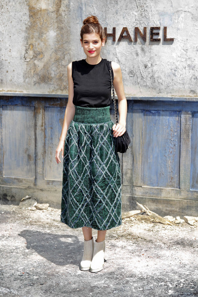 Alma Jodorowsky Front row Chanel - Paris Haute Couture Fall 2013