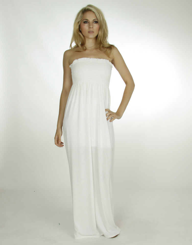 white maxi dresses
