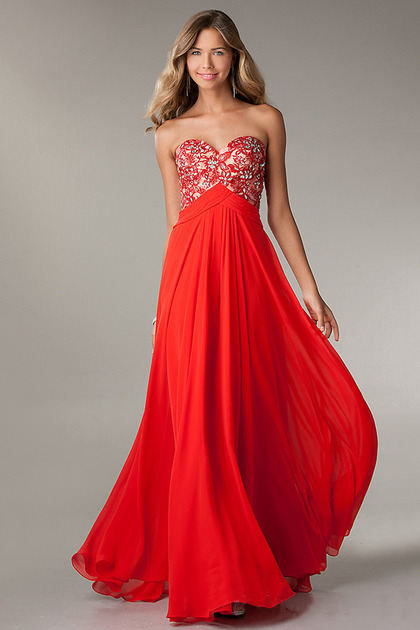 Lovely Red Prom Dresses For The Beautiful Evenings Godfather