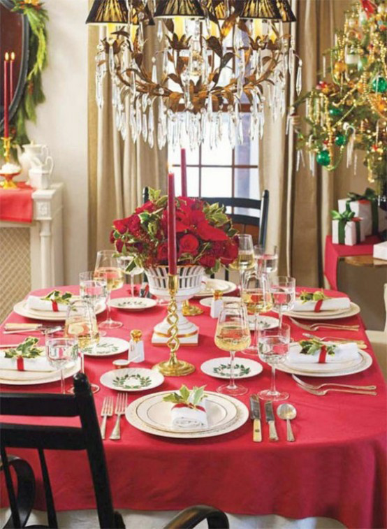 20 MOST AMAZING CHRISTMAS TABLE DECORATIONS&hellip;&hellip; - Godfather Style