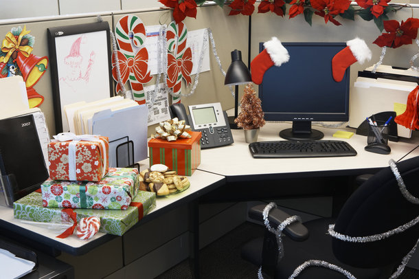 Funny Holiday Office Cubicle Decoration Design ideas