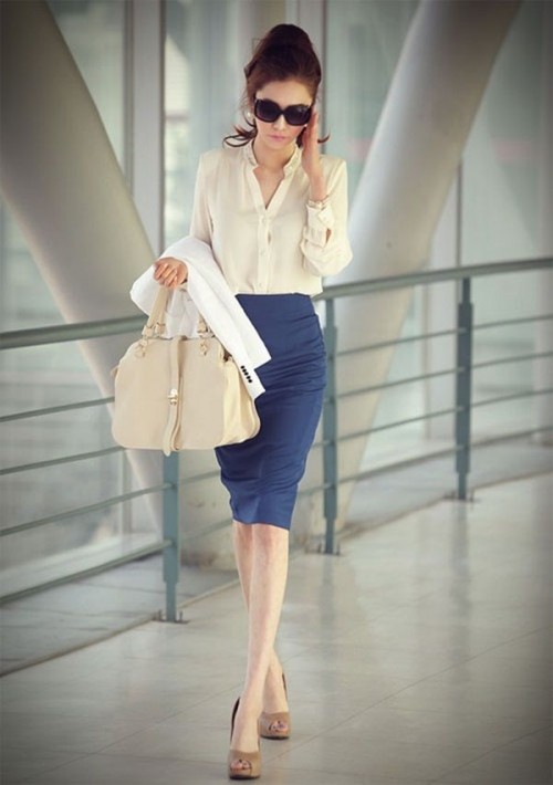 gorgeous-and-girlish-pencil-skirt-outfits-for-work-9