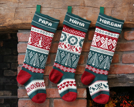 hand knitted stockings