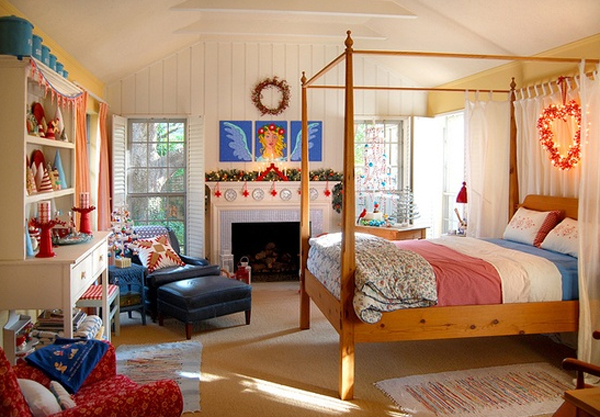 inspiring-christmas-bedroom-design-for-kids