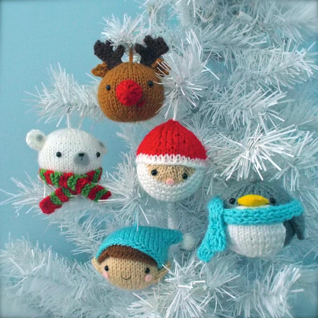 BEAUTIFULLY KNITTED CHRISTMAS ORNAMENTS...... Godfather Style