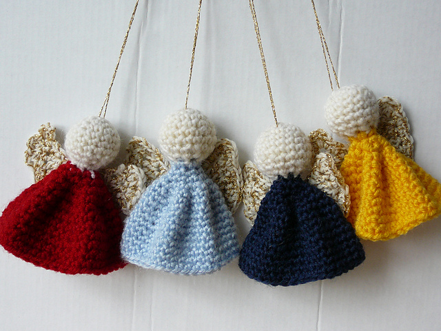 knitted decorations.