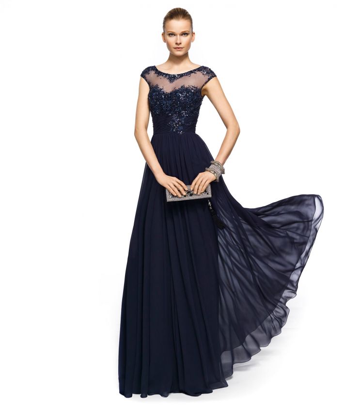 navy-blue-beaded-evening-gown-for-bridesmaid-or-mob