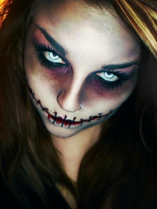 smushy halloween makeup
