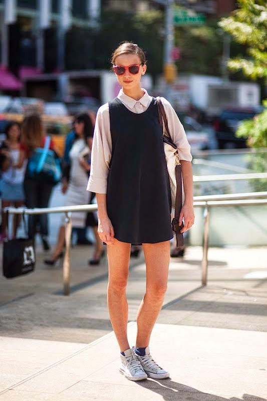 street style_pinafore dresses_trends_spring 2015_pichis_tendencias_primavera 2015_front row blog