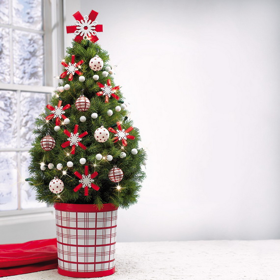 Miniature-Tabletop-Christmas-Tree-Decorating-Ideas