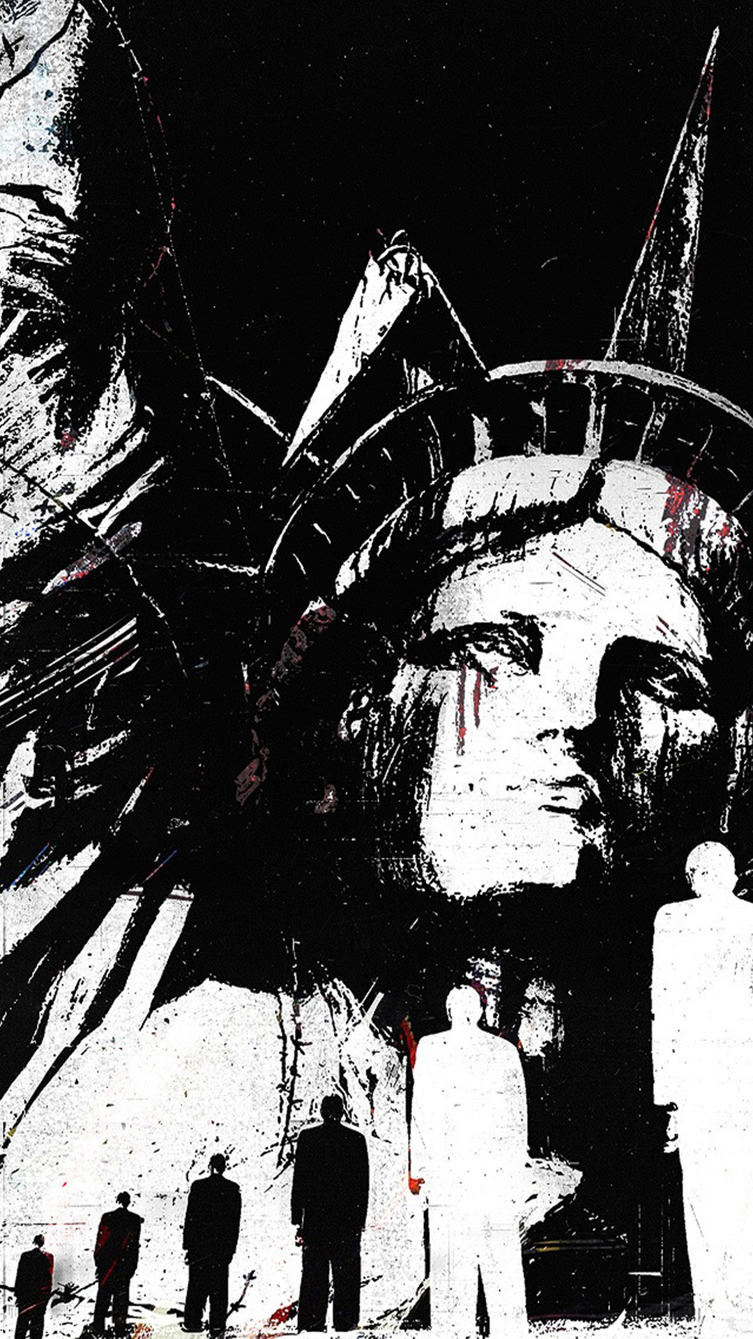 Statue-of-Liberty-Illustration-HD-Wallpaper-iPhone-6-plus