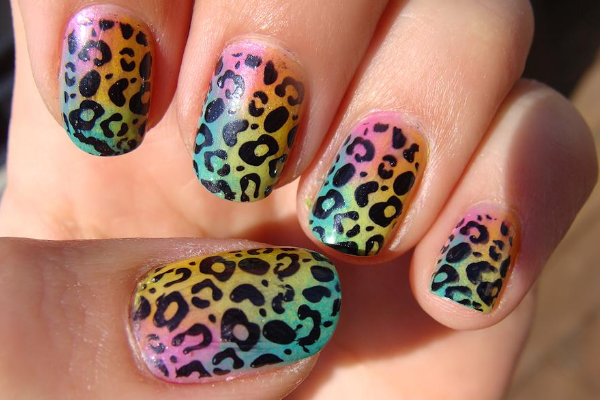 Colorful-Leopard-Print-Nails.