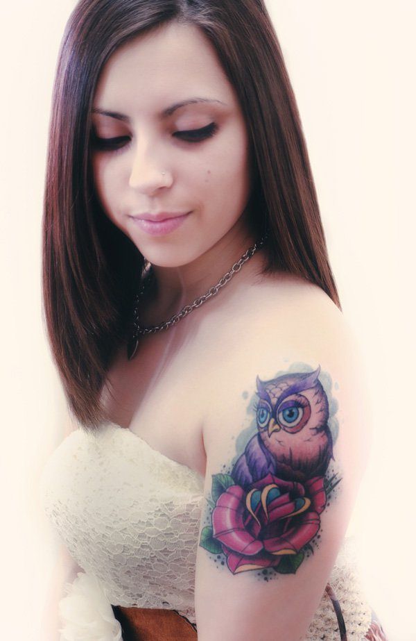 Owl-shoulder-tattoo.