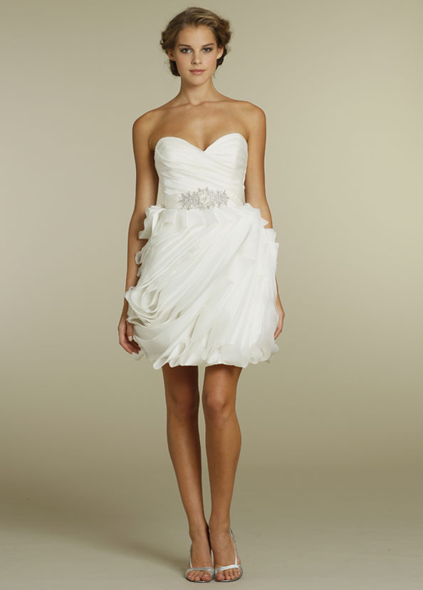 Ruffles_Beaded_Mini_Length_Bridal_Reception_Dress_for_Weding.