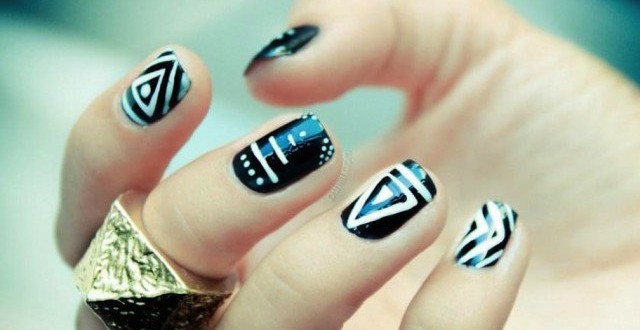 Stunning-Tribal-Nail-Designs-