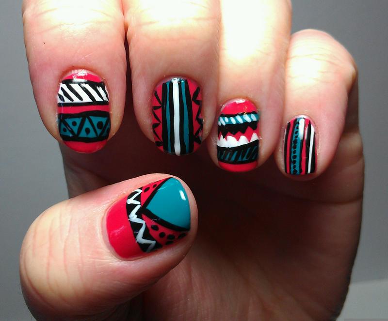 Tribal-nail-art-pictures.