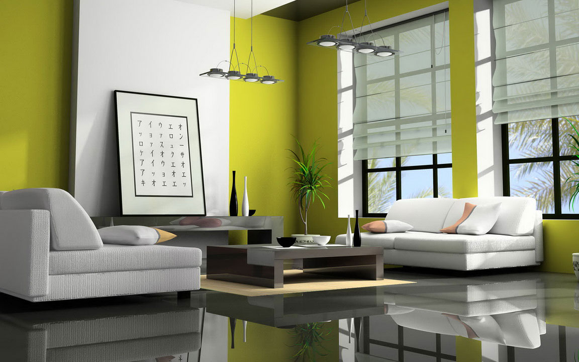 White-and-Green-Modern-Interior-Design-Ideas.