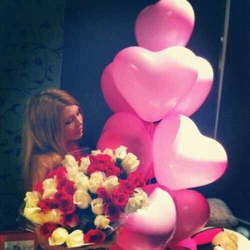 baloons & roses