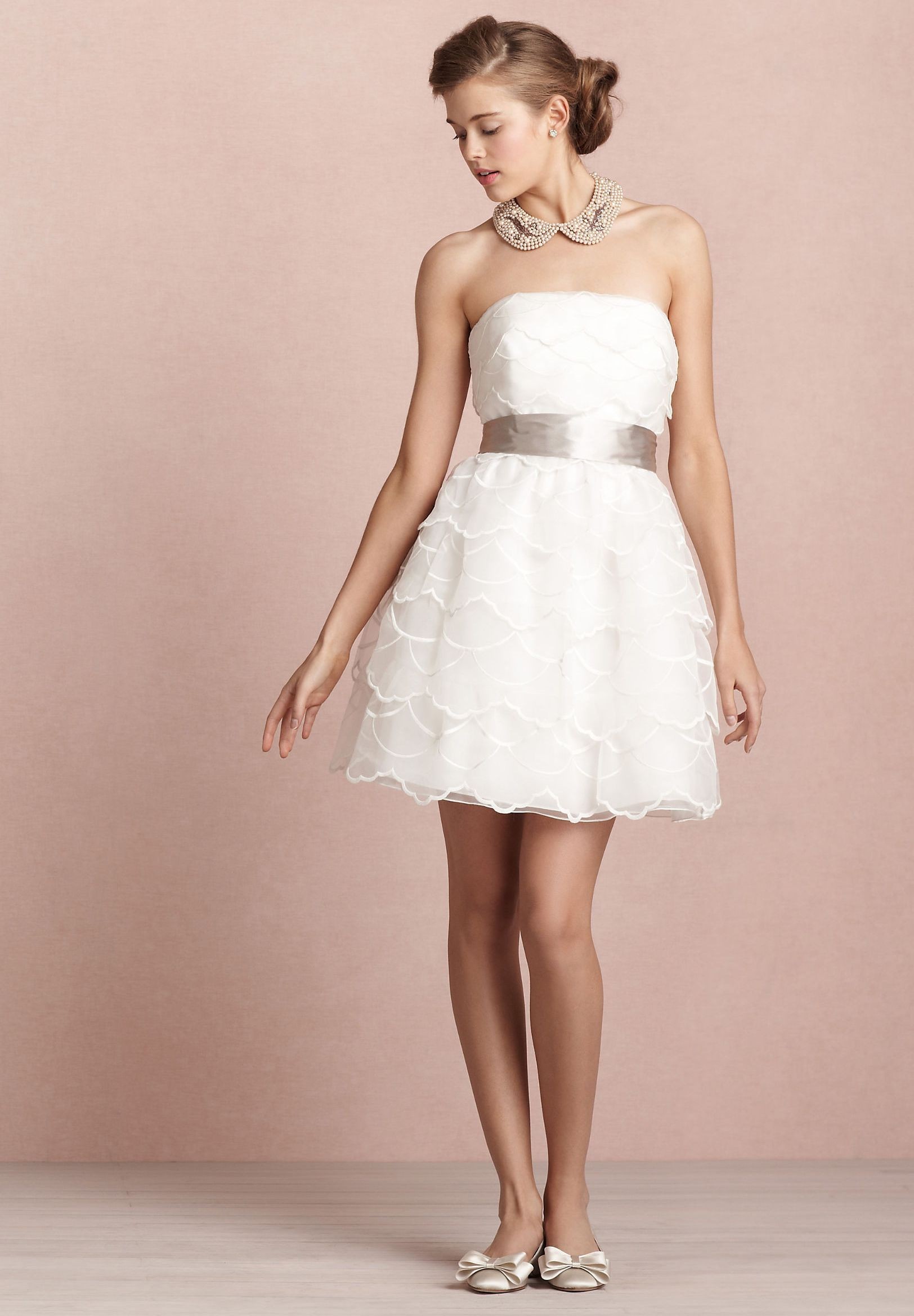Glamorous Reception Dress with a Classic Touch