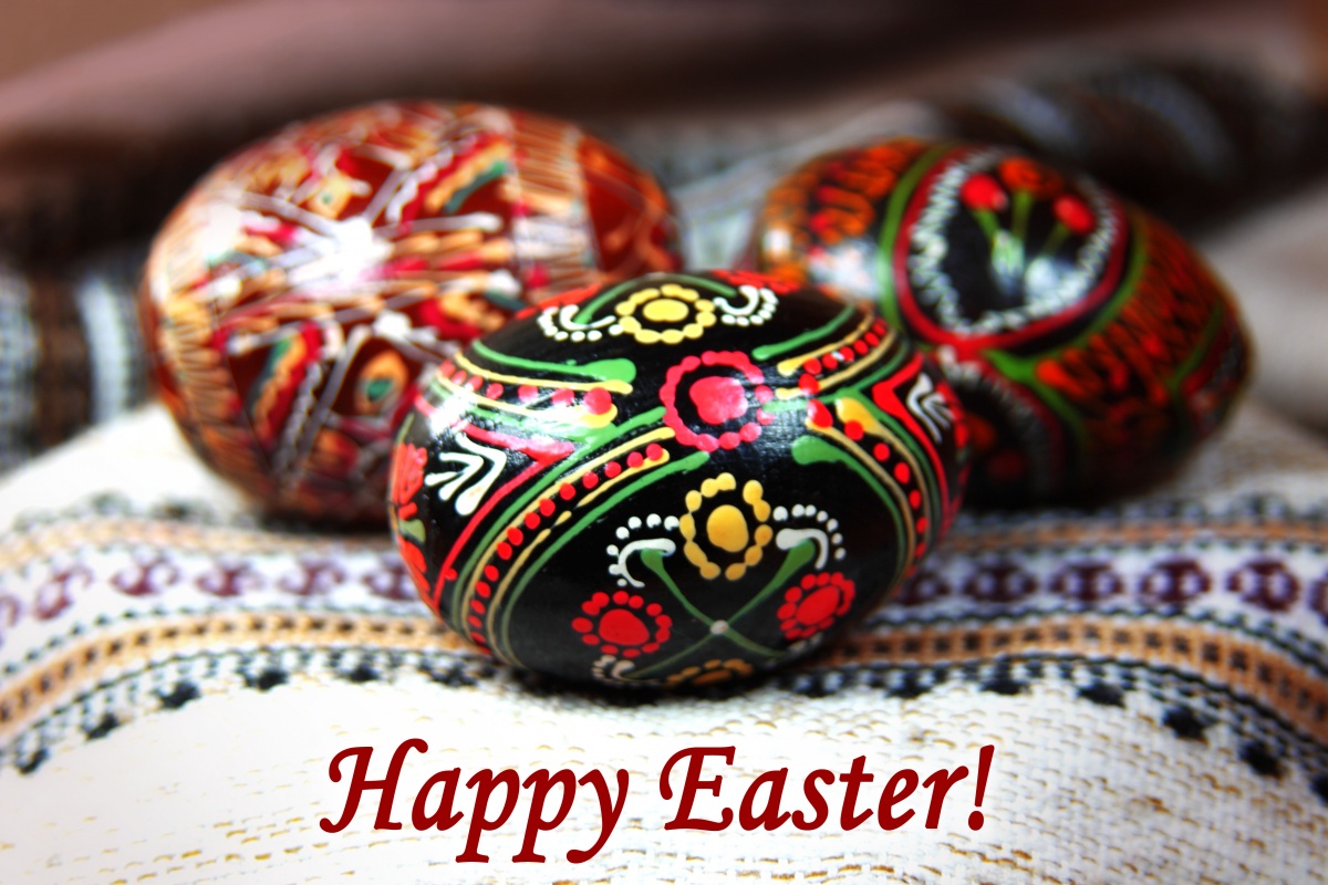 Merry Easter greeting card