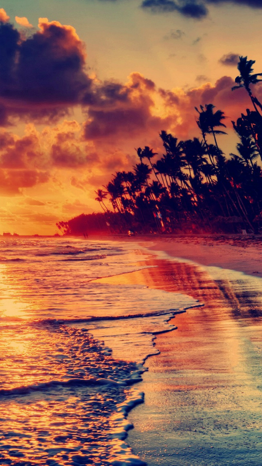 Nature-Fire-Sunset-Beach-iPhone-6-wallpaper.