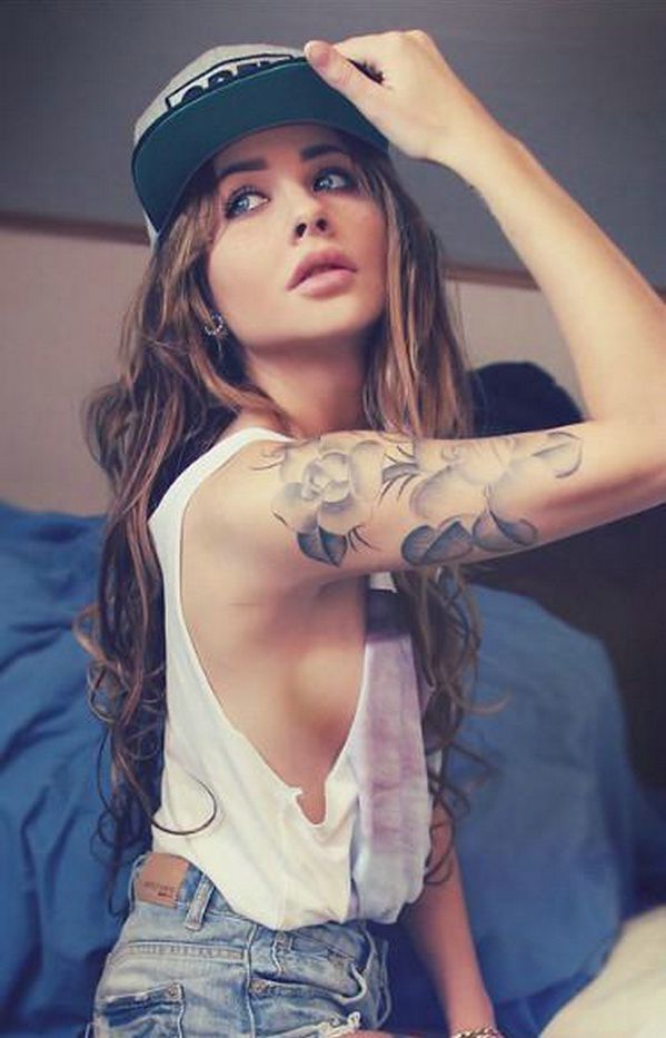Sleeve-Tattoo-Half-Sleeve-Tattoo-Girl-Tattoo-Design-Rose-Tattoo-Arm-Tattoo.
