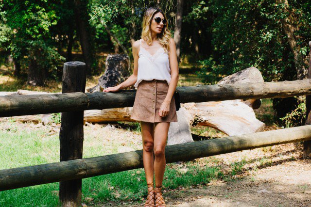 White-Top-with-Suede-Button-Down-Skirt.