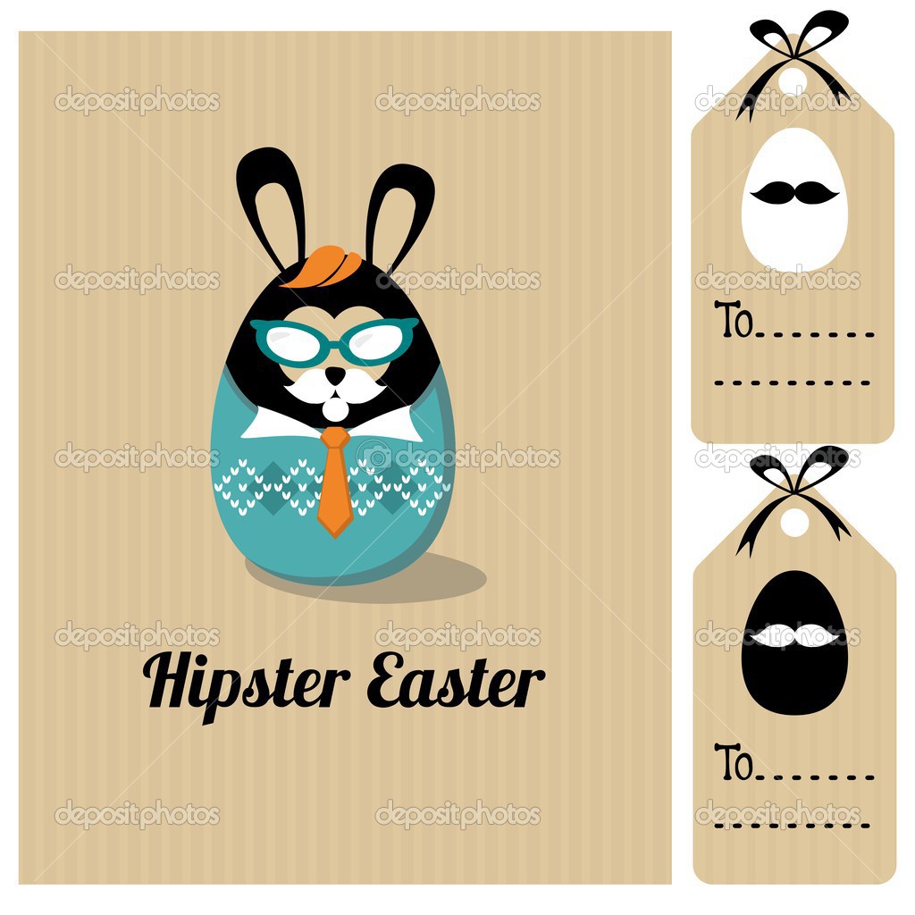depositphotos_40087443-Cute-vintage-easter-card-with-fashion-hipster-bunny-vector-illustration