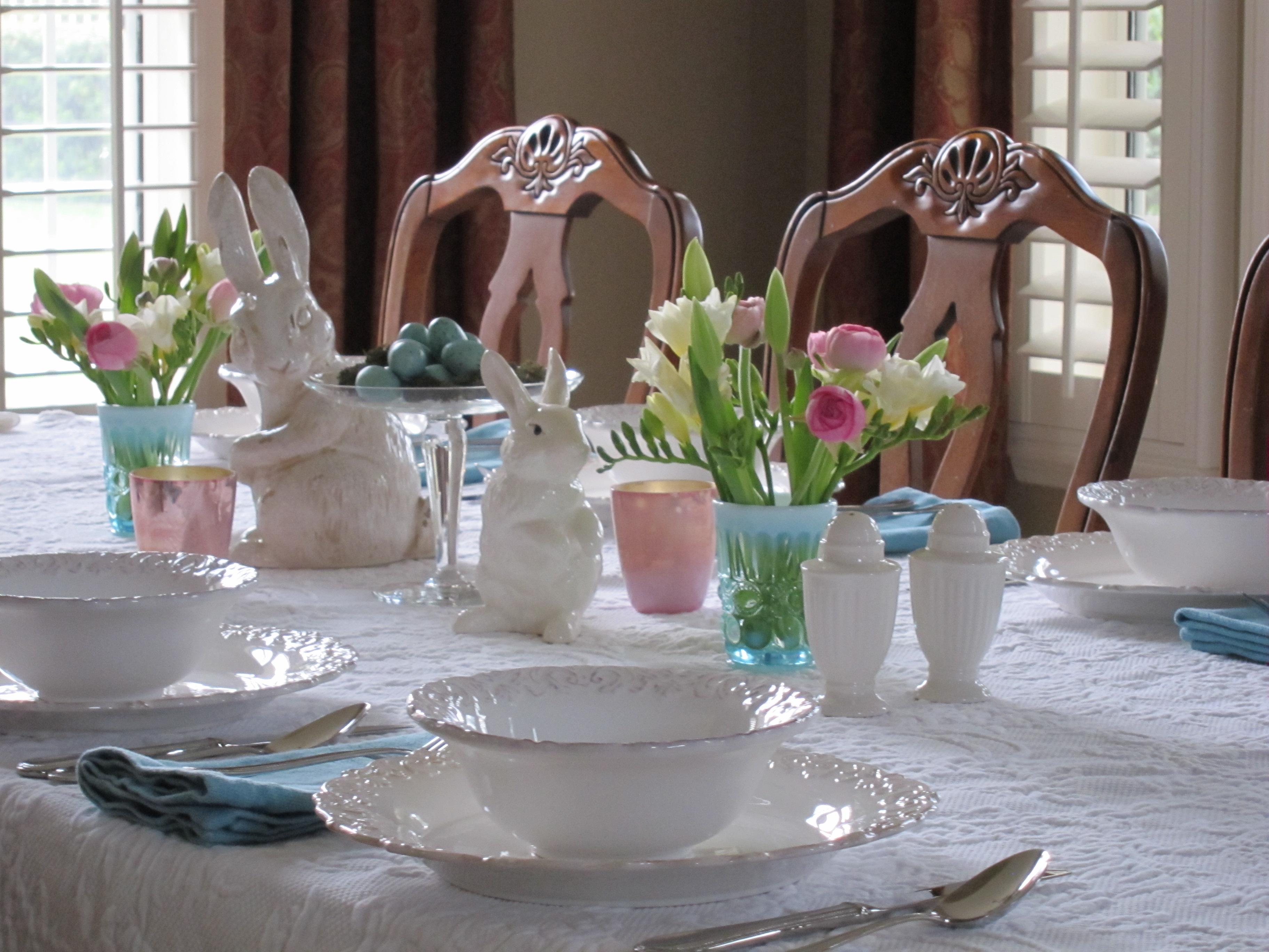 easter tablescape