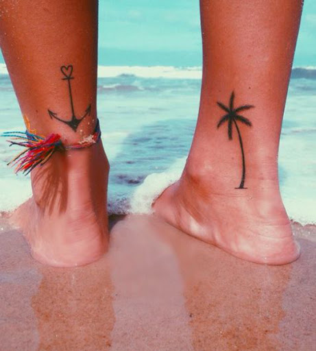 Anchor-with-heart-and-coconut-tree-tattoos-designs-on-Ankle-for-men-and-women.