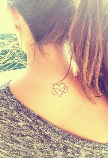 Tattooed-Heart-designs-with-Infinity-on-the-back-of-the-neck.