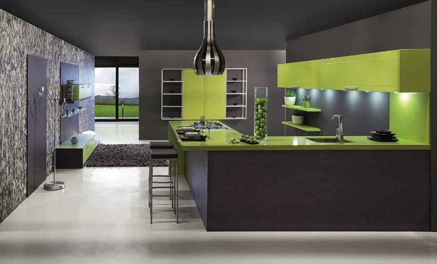 wonderful-Green-gray-kitchen-scheme