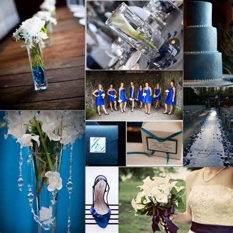 blue wedding ...