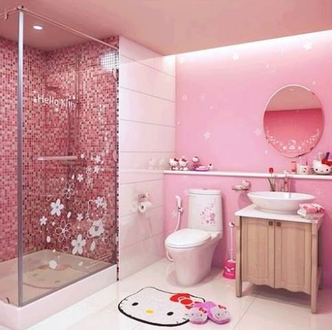 girly bathrom