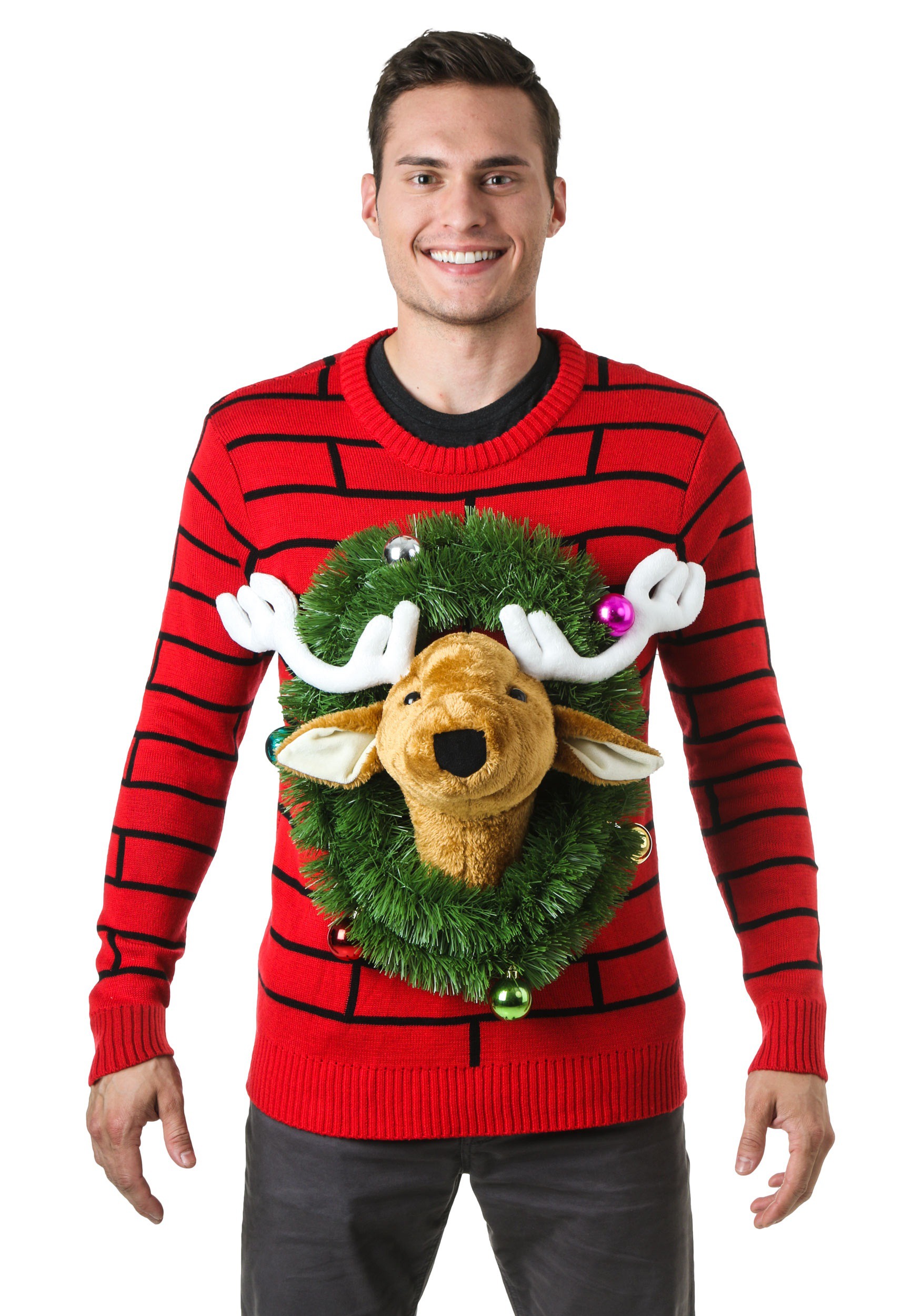 reindeer-head-ugly-christmas-sweater