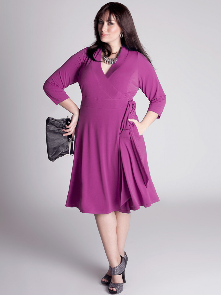 smooth-purple-plus-size-formal-party-dresses