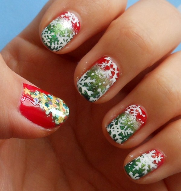 33 ATTRACTIVE CHRISTMAS NAIL ART TO GIVE A COZY LOOK TO THE FESTIVE ...