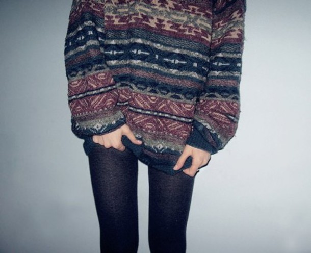 sweater-jumper-vintage-cute-warm-cozy-winter-oversized-cardigan