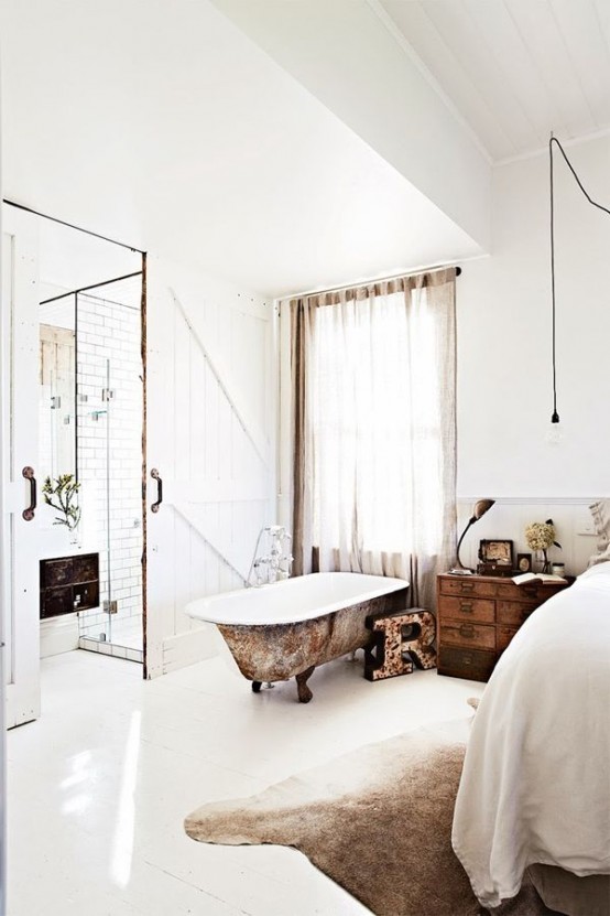 25 ENCHANTING BATHS IN BEDROOM INSPIRATIONS...... - Godfather Style