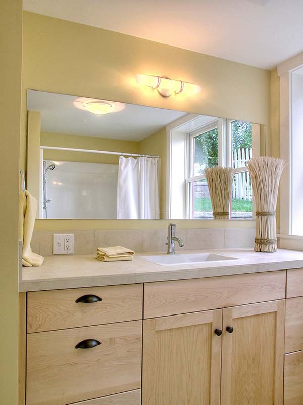 25 Stylish Bathroom Mirror Fittings, Large Unframed Bathroom Mirror