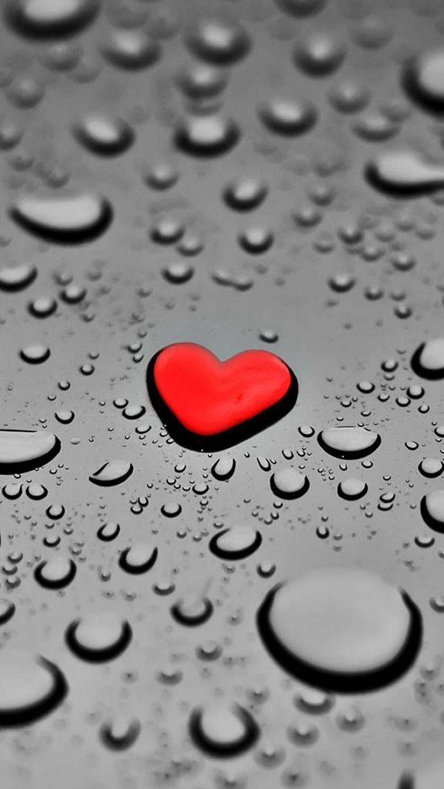 Red-Drop-Heart-iPhone-