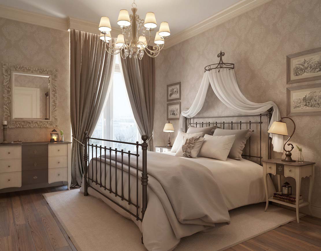 Traditional-Bedroom-Interior-Photo-Design-With-Traditional-Bedroom-With-Smooth-White-Color