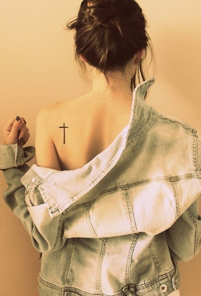 Small-Cross-Tattoo-On-Left-Back-Shoulder.j