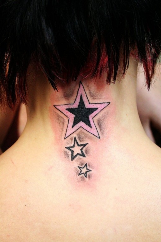 Stars-Neck-Tattoo-Design-for-men.